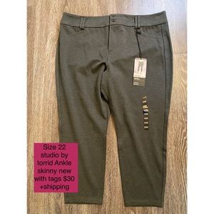 Studio by Torrid Grey Point Pants